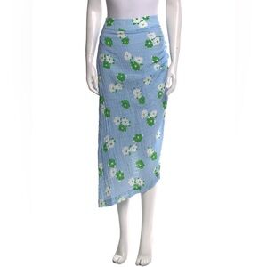 Smythe Floral Print Midi Skirt
